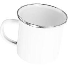 White Enamel Mug for Home Multi-Function and Heat-Resistant