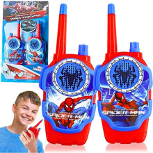 Spider Hero Walkie Talkies for Kids – 2 Pack, Compatible with Indoor & Outdoor Play, Ages 3-8, Birthday Gift