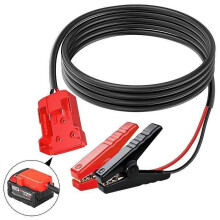Jumper Cable Clamps 8 AWG-5.9FT for Milwaukee M18 18V Battery Jumper Starter
