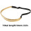 Golden Braided Headband Elastic Stretch Hair Accessory 2