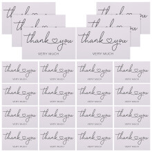 Thank You Cards Bulk Small Business Use Paper 100Pcs 3.5x2.1x0.08in