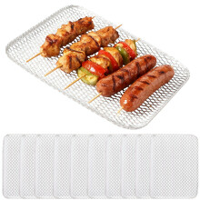 10 stk. engangsgrilltopper 35 x 30 cm til nem grillning