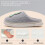 Γυναικεία Μαξιλάρια Ζεστές Παντόφλες Memory Foam Άνετα Χαριτωμένα Παπούτσια Σπιτιού 3
