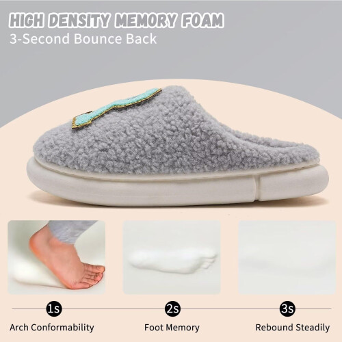 Γυναικεία Μαξιλάρια Ζεστές Παντόφλες Memory Foam Άνετα Χαριτωμένα Παπούτσια Σπιτιού 2