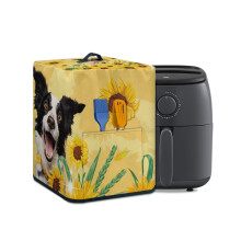 Överdrag till airfryer med solrosmotiv från Sunflower German Shepherd – Kompatibelt med Instant Pot, tryckkokare, riskokare; Tvättbart,