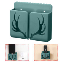 Boîte de rangement pour textiles de maison Xoxingysm, boîte de rangement pour télécommande de téléphone portable, étagère murale perforée