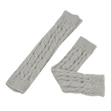 Armwarmers voor dames, gebreide vingerloze handschoenen met duimgat, unisex warme handschoenen voor dames