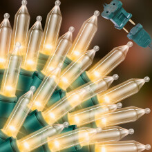 200 Super-Bright Warm White Christmas Lights (19.6ft2), UL Certified, Compatible with Outdoor Tree, Garden, Party, Patio & Wedding Decor