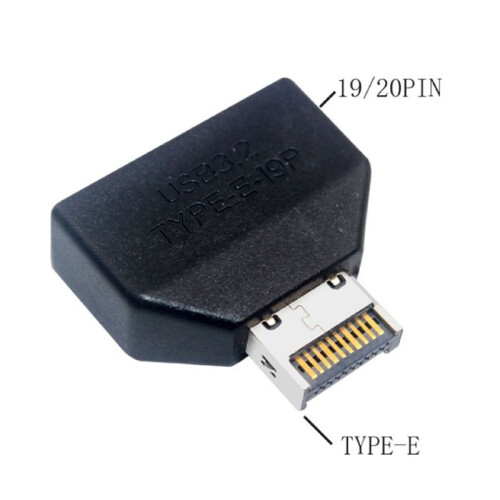 USB3.2 Type-E 19Pin/20Pin to USB 19P Chassis Front USB Type-A Type-C Extension Adapter for Desktop Motherboard 1