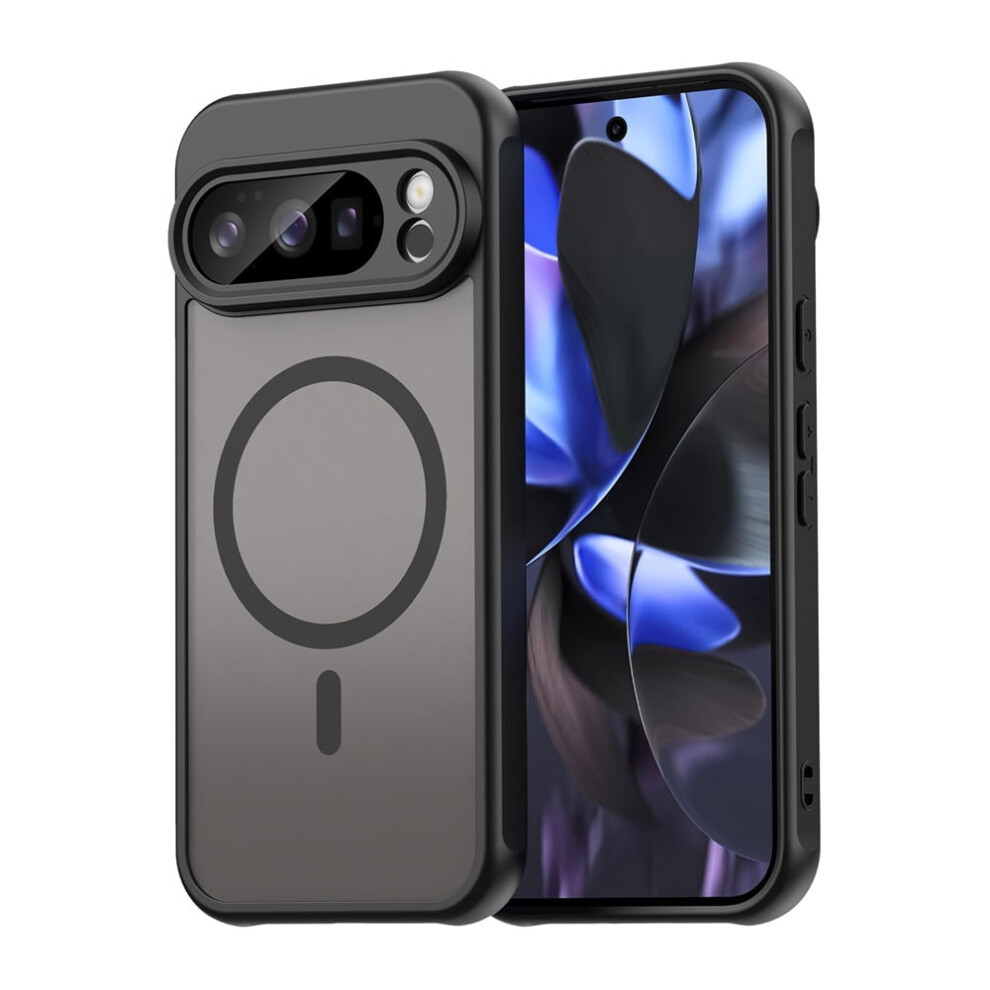 Magnetic Translucent Matte Case For Google Pixel 10 – Compatible With Magsafe, Military-Grade Drop Protection, Black 9313598248640