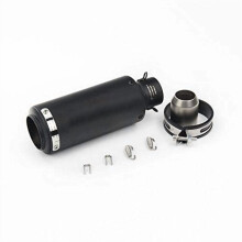 Silver-Strip Universal Muffler Silencer, Universal Fitting Compatible with Most Vehicles
