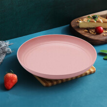 Elegante bandeja para servir fruta – Bandeja grande de plástico para aperitivos en beige/rosa/azul/verde, para mesa de centro, cocina o para