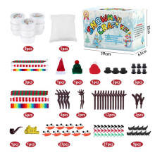 Christmas Stocking Stuffers for Kids 4-8: Build-a-Snowman Kit with Dry Modeling Clay – Creative Xmas Gifts for Boys & Girls, Compatible with Holiday