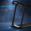 Motorised Treadmill w/ LED Display, Black 4