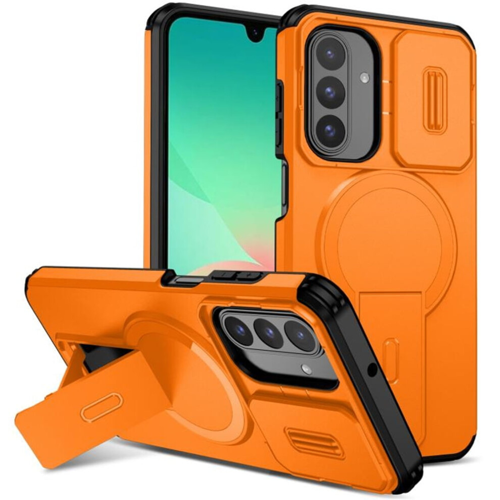 Rugged Magsafe Case For Samsung Galaxy A17 4G/5G & A26 5G (6.7") – Invisible Fold Stand, Sliding Camera Cutout, Shockproof 9496895286345