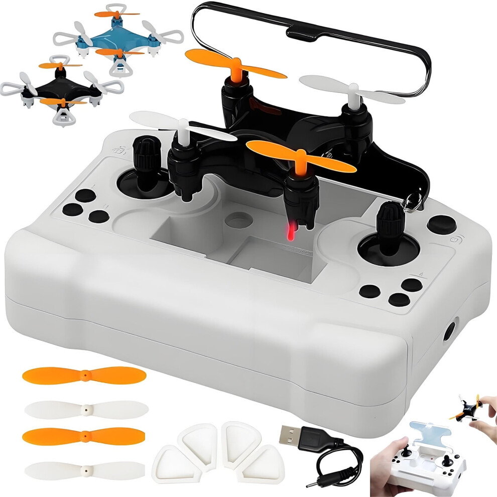 Mini Drone For Beginners Â 2026 New Stunt Flyer With 360 Tricks, Led Lights & Propeller Protection (Black) Black 9496895286543