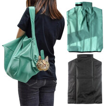 Bolsa de Transporte Confortável Willtoo Cat-in-the-Bag – Bolsa de transporte grande e macia para animais de estimação, ideal para visitas ao