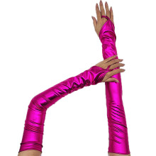 Dames effen satijnen trouwhandschoenen, feesthandschoenen, carnavalshandschoenen voor dames