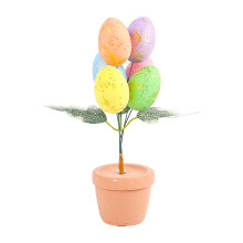 9-Zoll-Osterei-Pflanztopf, Tischdekoration, bunte Eier, Mini-Topfornament für DIY-Feiertags-, Hochzeits- und Partydekoration, Heimdekoration,