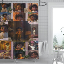Rideau de douche Antonio Encanto – Design emblématique, imperméable, 150 x 180 cm