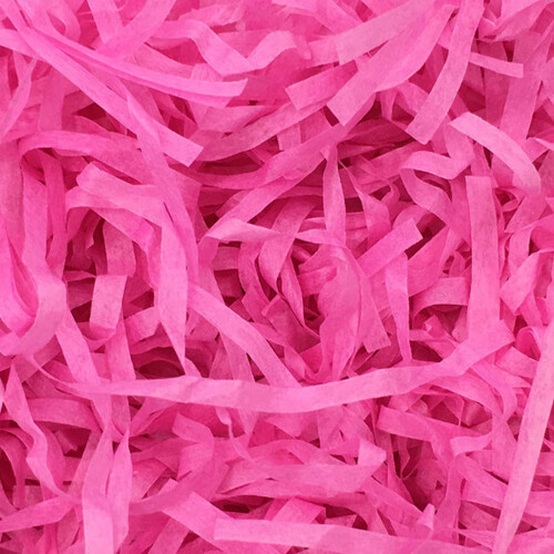 Χαρτί Raffia Shreds100g, Γέμιση με τσαλακωμένες τσακίσεις για κουτιά δώρων, καλάθια – Ροζ