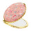 1 Pc Flower Pocket Mirror Mirror for Purse Pink 1