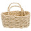 Mini panier sans marque avec poignée, petits paniers de rangement, linge noir 1