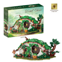 Dwerghut bouwsets compatibel met Lego figuurtjes model decoratie voor volwassenen 14+ 1088 stuks