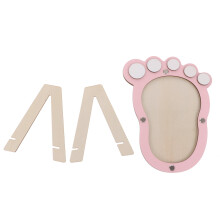 WHAMVOX Pink Newborn Photo Frame for Baby Girl First Year Milestones Decorative Keepsake 8.5 x 6.5 Inches