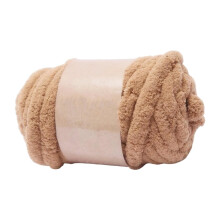 Tykt, grovt garn, jumbo, rørformet garn, armstrikkgarn, tråder, strikkegarn, klumpete garn, vektgarn til hobby, kjæledyrseng, gobelinpute, khaki