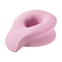 Face Down Prone Pillow Travel Comfortable Washable Cover Table Neck Head Cushion Pink