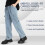 Herren Jeans Baggy Cargo Hoher Komfort 5