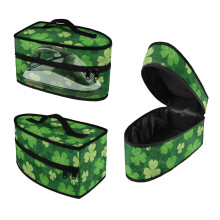 Clover Pattern Travel Iron Carrier Bag with Smooth Zipper Large Size Outing, Bag Only