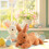 Easter Bunny Plush Toy 11.8 Inch Hot Pink 4