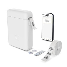 Label Maker Machine with Tape Portable Printer Mini Thermal Printers Sticker for School Home Office