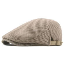 2024 New Breathable Mesh Newsboy Cap for Men & Women – Adjustable Summer Flat Cap, Compatible with Golf/Outdoor Activities