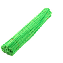 100 cure-pipes de couleur unie, tiges torsadables assorties pour loisirs créatifs, activités STEM, décoration et fêtes – Couleurs vives