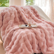 Couverture lapin pour adultes, femmes et filles – Plaid doux et moelleux en fausse fourrure, compatible avec canapé, fauteuil, lit et sofa