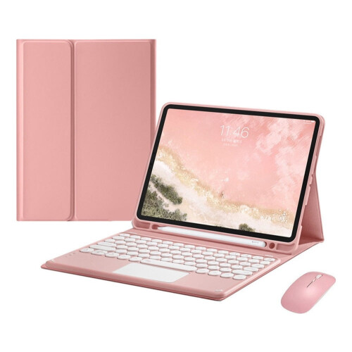 Touch Keyboard and Mouse Case compatible with iPad 10.2'' (9th, 8th, 7th Generation) - Ultimate Protection and Functionality