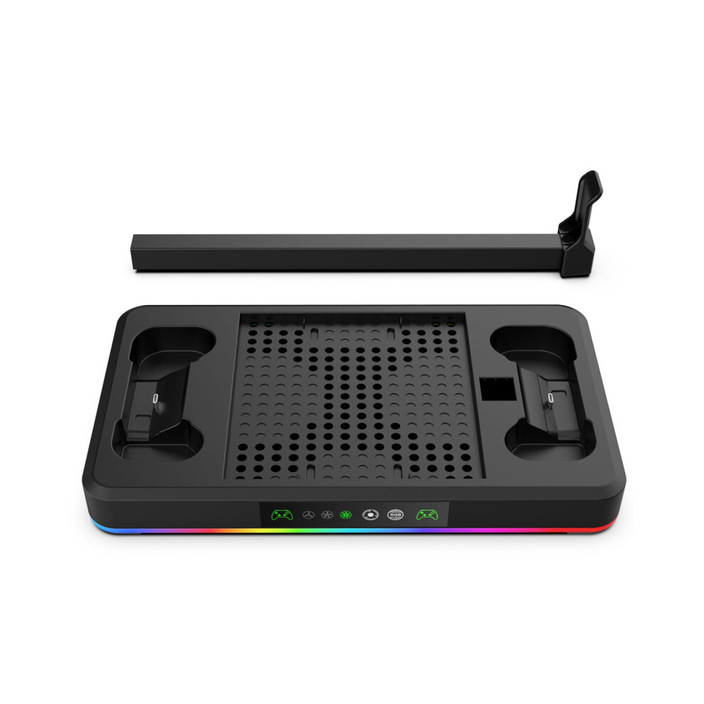 Xbox Series X/S Cooling Fan Base With Rgb Headphone Hook, Dual Controller Charger Dock Â Compatible With Xbox Series X/S 9085618448353