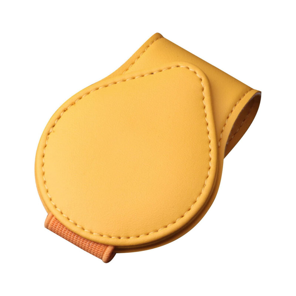 Magnetic Car Visor Sunglass Holder Â Leather Clip With Steel Frame, Compatible With Universal Sun Visors, 4.5X9cm 9027700119093