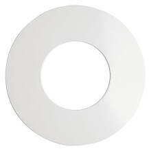 7.75" White Steel Ceiling Medallion for Pendant & Ceiling Light Fixtures