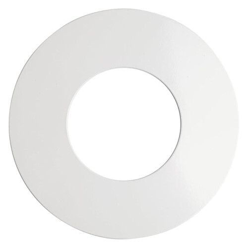 White Steel Ceiling Medallion 7.75 inch