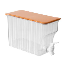 1-Gallon Drink Dispenser for Fridge & Parties – Cold Water, Lemonade, Juice Pitcher – Compatible with Standard Fridges