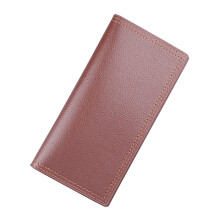 Men Long Wallet Fashion Minimalist Leather Bifold Clutch Purse Credit Card Holder Slim Wallet