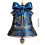 Hanukkah Acrylic Ornament Stained Glass Effect 3