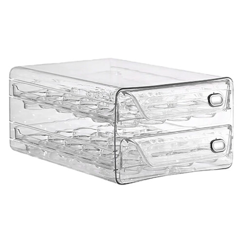 Egg Holder for Fridge Egg Container for Refrigerator Stackable Egg Storage Container Egg Fresh Storage Box for Fridge Egg Tray Egg Organizer