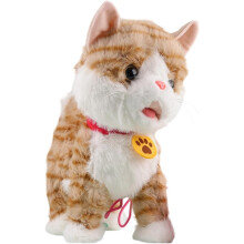 Realistic Robot Dog Wuffy – Interactive Walking Plush, Touch & Voice Sensing, Lifelike Sounds & Licking Motion, Battery Powered