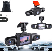 4-Channel 1080P Dashcam System, 360 Full View, IR Night Vision, Parking Monitor, 32GB Card Included