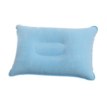Inflatable Pillow with Flocked Surface – Compact Travel, Camping, Hiking, Beach & Fishing Pillow – Firm Support, Easy Blow-Up